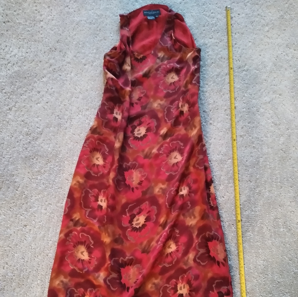 August Silk maxi floral dress